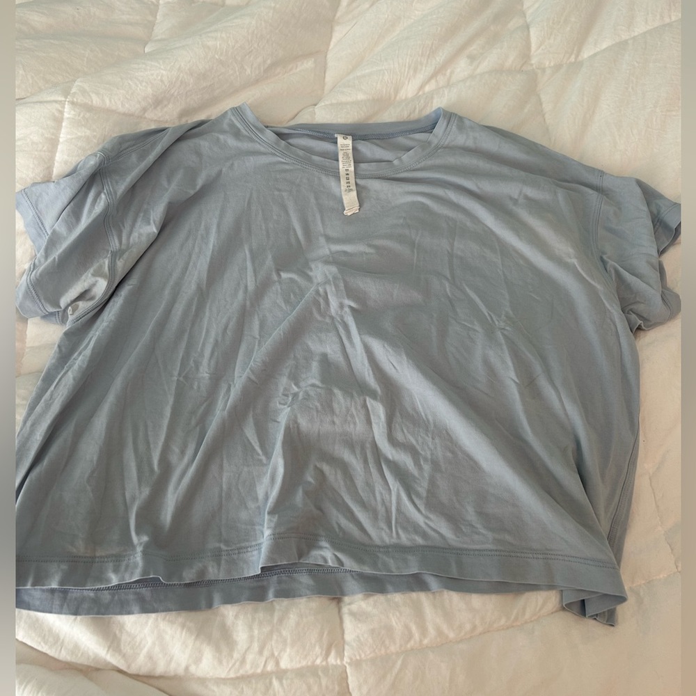 Lululemon Light Blue Basic Tee
